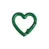 Clips de Resorte Coloridos, Anillas Abiertas Redondas, Anillas de Resorte en Forma de Corazón, Accesorios para Llaveros DIY, Conectores de Aleación