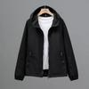 Chaqueta Chaqueta para Mujer Primavera y Otoño Estilo Coreano 2025 Holgada Talla Grande Corta Nueva Chaqueta Casual Chaqueta con Capucha a Prueba de Viento