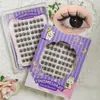 Caja de Regalo para Pestañas Postizas Transfronterizas Empaque Ocho Filas Yf52 Pestañas Postizas Segmentadas Dulces y Lindas Racimos Individuales Pestañas Postizas Sin Pegamento