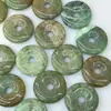 Ágata Pedra Natural Fivela de Segurança 25mm Moedas Antigas Nostálgico Pedra Natural Moedas Antigas