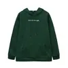 Sudadera de Felpa para Mujer con Estampado de Letras Lisas, Bolsillo Canguro, Cordón y Capucha Estampada, Comercio Exterior Europeo y Americano 2026