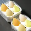 Esponja de Maquillaje Forma de Huevo, Esponja de Maquillaje que No Absorbe Polvo, Esponja de Maquillaje, Puff tipo Cushion, Herramientas de Belleza