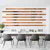 Tira decorativa acrílica estéreo para espejo de pared, pegatinas para sala de estar, dormitorio, TV, fondo, pegatinas de espejo de pared, impermeables, autoadhesivas