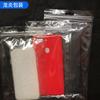 Bolsa de embalaje para funda de teléfono móvil transparente de 2 caras bolsa autosellante para embalaje de cable de datos bolsa con cremallera nacarada bolsa para accesorios de joyería