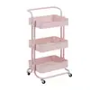 Estante de Almacenamiento con Carrito Fabricante Suministra Directamente Estantes de Almacenamiento Móviles de Múltiples Niveles en Múltiples Colores, Simple y Moderno