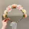 Diadema Floral Estilo Super Hada para Niños, Pasador de Flor con Cinta, Nueva Diadema Floral 2026 para Niñas, Pinza para el Cabello de Flor