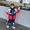Conjunto Infantil com Forro de Fleece Outono e Inverno 2026 Novo à Prova de Vento Roupa Infantil Ultraman Roupa de Inverno Jaqueta Infantil Vestuário Infantil