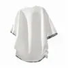 Camiseta de Manga Corta Floral con Rayas Verticales tipo Hielo para Hombre, Talla Grande, Oversize, Venta al por Mayor Transfronteriza, Estilo Hong Kong, Moda Tendencia