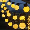 Nova Corda de Luzes de Lâmpada Solar LED G50 para Exterior Tenda Cortina do Céu Acampamento Luz Decorativa Feira Noturna Iluminação de Ambiente