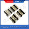 Conector Header de Pino SMT de Linha Dupla de Plástico Duplo com Passo Ph1.27, Lado de Plástico com Ranhura, Conector Header de Pino SMT
