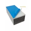 Disipador de calor de perfil de aluminio Amplificador de potencia electrónico Radiador de placa base Router de alta potencia Bloque de disipación de calor de aletas densas de grado industrial