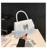 Bolso de Mujer 2024 Nuevo Estilo Fresco Bolso de Mano Bolso de Hombro con Lazo de Estilista Bolso Cruzado de Alta Calidad Todo Fósforo