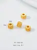 Cuentas Mini de Oro Antiguo Lingote de Oro Nudo Chino Plato de Deseos Auspiciosos Anillo Pequeño Pulsera Pulsera DIY Collar