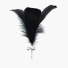 Encuentra una cabeza de repuesto para palo de gato de plumas al por mayor material de pluma de ganso material para accesorios de pendientes colgantes DIY