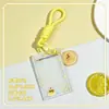 Capa de cartão deslizante de verão transparente para cartão de estudante, cartão de refeição, bolsa pequena e fresh, capa protetora para cartão de ônibus, atacado, para pendurar no pescoço