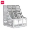 Portadocumentos de Múltiples Especificaciones para Deli, Revistero, Caja de Almacenamiento de Plástico Engrosado, Portadocumentos Vertical, Cesta para Documentos, Lista para la Venta