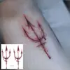 Adesivos de tatuagem de Halloween rachadura de sangue adesivos de cicatriz falsa hematoma de simulação arranhão maquiagem para festa de Halloween bar