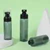 Spot del Fabricante 30ml-120ml Botella Transparente Plana de Dispensación al Vacío Tapa Portátil de Viaje Botella con Spray de Presión