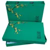 Caixa de Presente Lenço de Ano Novo Caixa Festiva Vermelho Chinês de Papel Rígido Embalagem de Lenço Fabricante de Ponta Venda por Atacado em Estoque