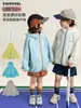 Ropa con protección solar elegante de corte holgado para niños Wulibu, Nueva moda de verano, Chaqueta con capucha versátil e informal para niños