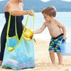 Sacos Personalizados para Brinquedos de Praia Infantil Armazenamento Banheiro Roupas Organizador Dobrável Bolsa de Rede Atacado