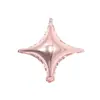 Globos de papel de aluminio de estrella de cuatro puntas de 10 pulgadas y 26 pulgadas para decoración de habitación de boda, decoración de fiesta de cumpleaños, globos de Nochevieja flotando en el aire