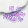 12x15mm Cola de Fénix Esmaltada Mariposa Agujero Vertical DIY Hecho a Mano Pasador Borla Pulsera Collar Material Venta al por Mayor