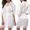 Camisola Europeia e Americana de Tamanho Grande, Lingerie Sexy de Tentação, Roupão Sexy Estilo Exportação, Pijama Sexy de Seda Gelo 3025