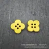 Botones de Flor, Botones Lindos para Suéter, Forro de Suéter, Chaqueta Cardigan, Decoración de Dibujos Animados, Trébol de Cuatro Hojas, Ropa de Niños, Plástico