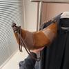 Bolsa Feminina Vintage 2026 Nova Moda Casual Bolsa de Ombro Nicho Tendência Bolsa Transversal de Ombro Bolsa Croissant