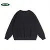 Sudadera con capucha de forro polar de zorro plateado, peso pesado, hombros caídos, cuello redondo, para hombre y mujer, estilo americano, color liso, holgada, tendencia vintage, Nuevo Otoño/Invierno 2026