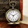 Reloj de bolsillo de cuarzo con diseño clásico retro de Amazon, venta al por mayor, para hombres y mujeres.