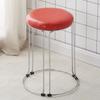 Taburete de bar de acero nórdico, moderno, sencillo, cibernético, popular, redondo, bajo, para sala de estar, mesa de comedor, grueso, apilado, ligero, de lujo.