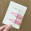 Pinza de Oso Conejo Mariposa Linda para Niñas Estilo Dulce Femenino Pinza Lateral Pasador Pinza para Flequillo Dulce Accesorio para el Cabello