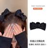 Pinza Pequeña para Cabeza de Princesa para Agarre Femenina Pequeña Estilo Chanel Pedrería Lazo Horquilla Cyber Celebrante Clip Lateral Cabello Suelto Flequillo Clip Horquilla