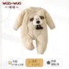 Mameluco Acolchado para Bebé, Ropa para Recién Nacidos, Ropa de Otoño e Invierno para Bebé, Ropa de Algodón, Ropa Gruesa y Cálida, Ropa para Exteriores, Ropa para Gatear