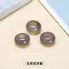 Colección de accesorios de cuentas con agujero grande de ábaco de cristal natural más vendido transfronterizo, cuentas para pulsera de piedra ojo de tigre semiacabadas para DIY