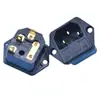 Suministrado Directamente por el Fabricante, Enchufe de Alimentación Ignífugo Ac-03 con Agujeros para Tornillos, Enchufe de Alimentación para Pequeños Electrodomésticos 10A250V
