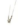Collar de Mariposa Versátil de Lujo Ligero de Nicho para Mujer, Cadena de Clavícula de Perlas de Alta Gama Estilo Ins Moderno Retro de Hong Kong