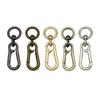 Ancho interior 17 mm hebilla de gancho de cola redonda accesorios de herrajes para equipaje hebilla de gancho de metal hebilla para bolsa hebilla de gancho para bolsa de cuero hebilla de cadena para mochila