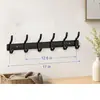 Ganchos de pared de doble fila para venta al por mayor de fabricantes para sala de estar, dormitorio, balcón y tienda de ropa