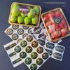 Etiqueta Adhesiva para Fruta Marca Registrada Fruta Fresca Embalaje Caja Etiqueta Universal Impermeable Etiqueta para Caja de Fruta de Boutique
