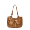 Bolso de mano grande estilo retro coreano, una opción elegante y popular para mujeres, perfecto para uso casual y para ir al trabajo.