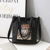 2024 Nueva Moda Bolso de Hombro Bolso Cruzado para Mujer Bolso Satchel Tote Versátil Ins Bolso de Lona de Gran Capacidad Trendy