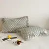 Par de Fundas de Almohada de Algodón Puro, Gasa de Algodón Puro, Anti-Aceite para la Cabeza, Absorbentes de Sudor y Transpirables, para Adultos, Antideslizantes y que no se caen
