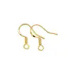 Ganchos para Orejas de Plata de Ley 925, Pendientes, Accesorios para Ganchos de Orejas, Colgantes para Orejas, Pendientes Dorados Hechos a Mano DIY, Accesorios para Joyería Semi-terminados al por Mayor