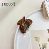 Pinza para el pelo de mujer de alta gama estilo mandarina, tamaño pequeño, pinza de tiburón de ácido acético, tocado, accesorios para el pelo, pinza para el pelo