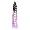 Peluca Transfronteriza Femenina Celebridad de Internet Linterna Burbuja Trenzas Twist Cola de Caballo Cabello Sintético Tejido a Mano Rastas Gradiente Estilo Largo