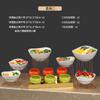 Estante de Exhibición para Mesa de Postres de Buffet Traje para Comida Fría Juego para Descanso de Té Mesa Platos de Ensalada de Verduras y Frutas Adornos de Modelado Comercial