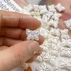 Perla de Imitación ABS Forma de Flor Mini Mariposa Cuentas Espaciadoras Hechas a Mano Cuentas DIY Pulsera Llavero Accesorios de Joyería Pegamento Cremoso